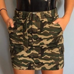 Camo skirt